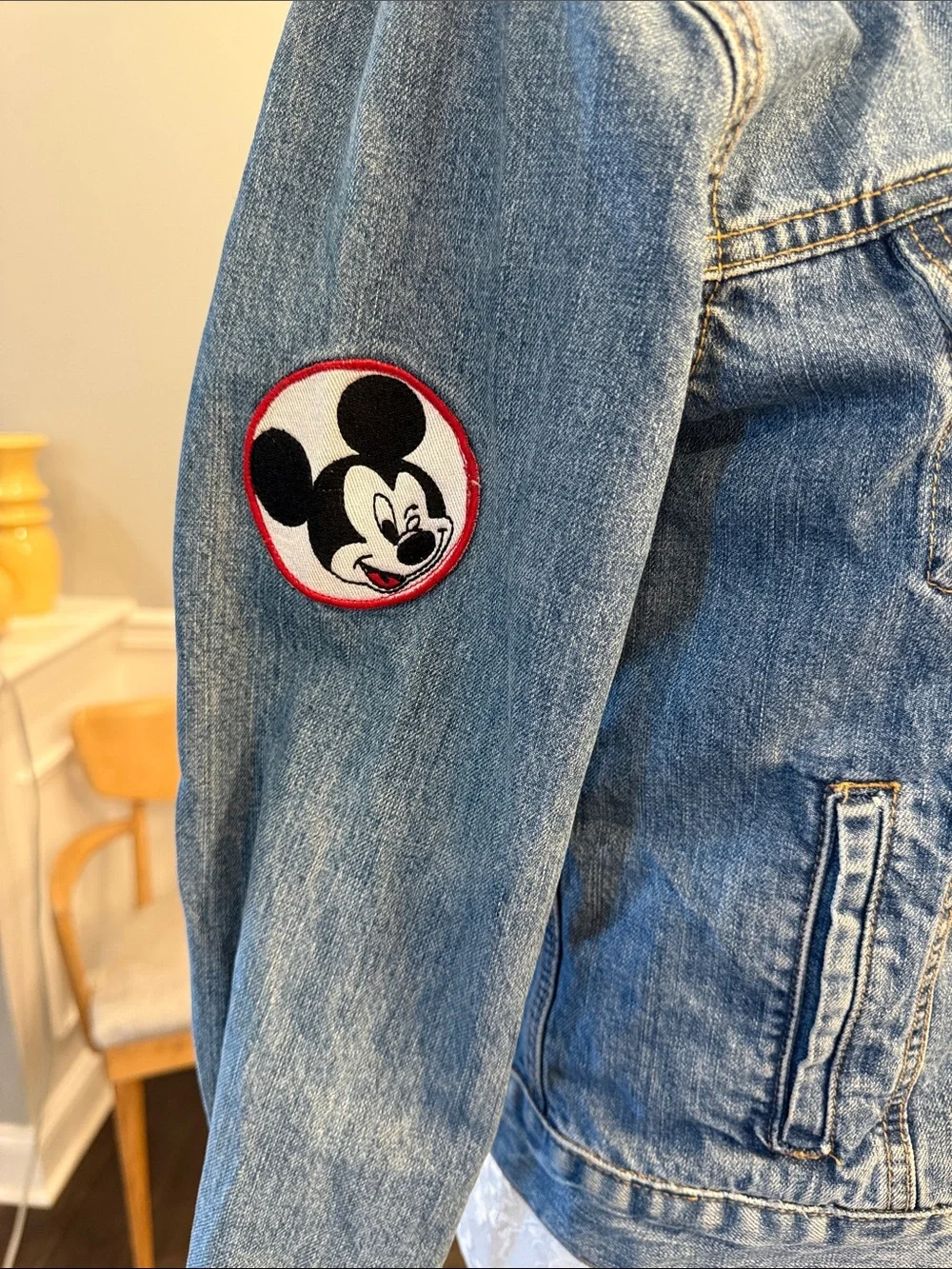 Rare Collectible Zara Trafaluc Denimwear Jacket with Disney Character Patches - Picture 2 of 13